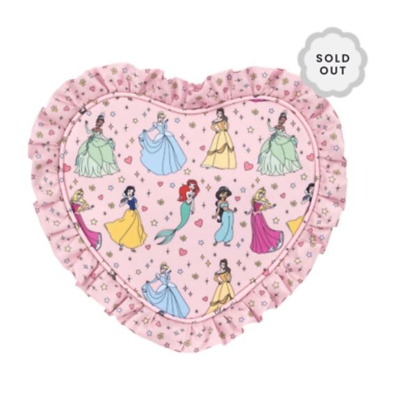 Stoney Clover Lane Heart Pouch Disney Princess NWT Never Stop Dreaming Bag - Picture 1 of 5